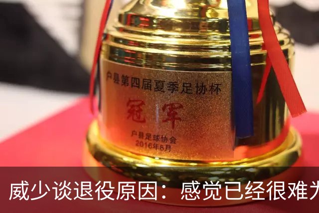 威少谈退役原因：感觉已经很难为这项运动做得更多